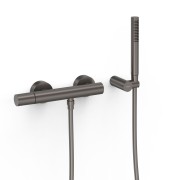 Robinetterie TRES Mitigeur mural pour douche Graphite