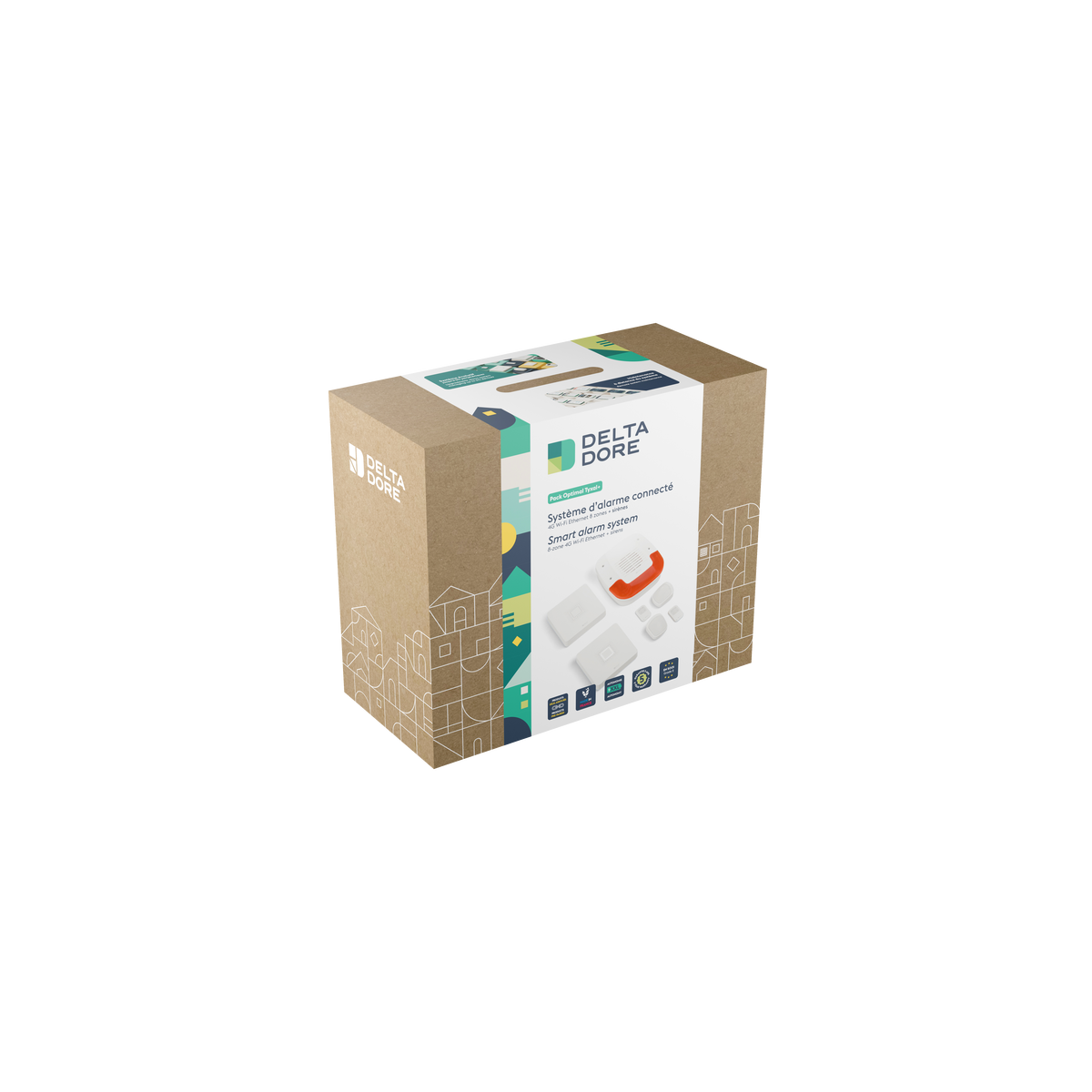 Pack alarme connecté Tyxal+ 6410202 - DELTADORE