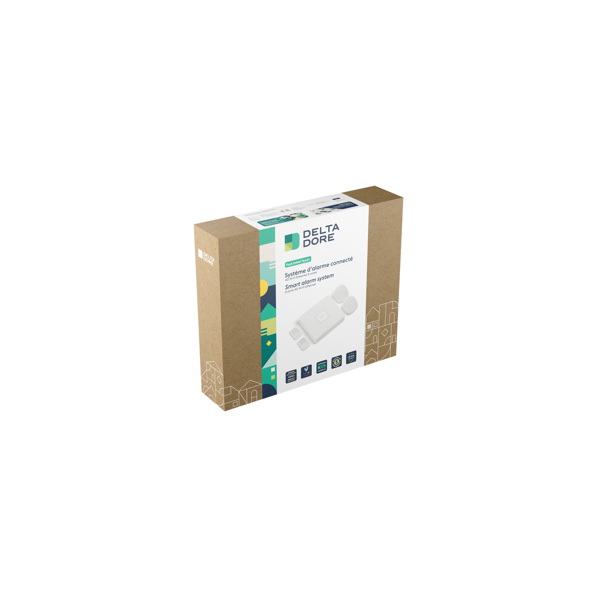 Pack alarme connecté Tyxal+ 6410201 - DELTADORE