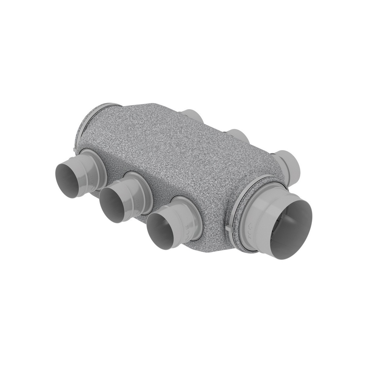 Neocd 80 hy - caisson de distribution pour conduits souples reprise air vicie - ATLANTIC 412233 