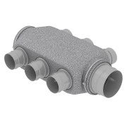 Neocd 80 hy - caisson de distribution pour conduits souples reprise air vicie - ATLANTIC 412233 