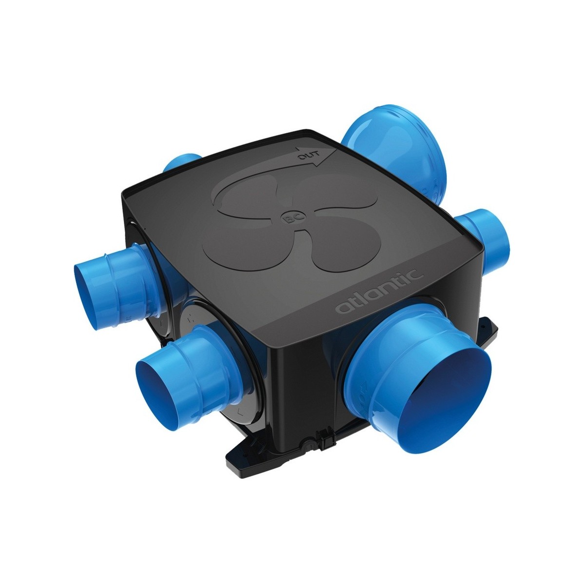 Groupe Hygrocosy BC FLEX VMC hygro basse conso plat 4 sanitaires - ATLANTIC 412279 