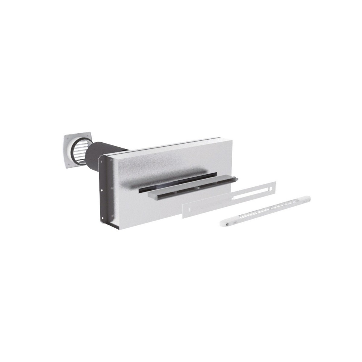 Scd n hy - kit silencieux en traversee de mur pour entrée d'air hygroréglable - ATLANTIC 422923 