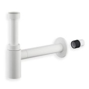 Siphon droit Blanc pour lavabo ABS - CRISTINA ONDYNA AC79006