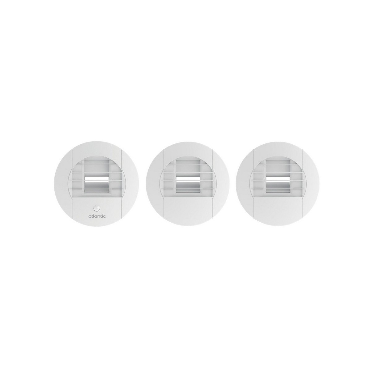 Pack 3 bouches 230V hygro b t3/7 manchons griffes - ATLANTIC 526033 