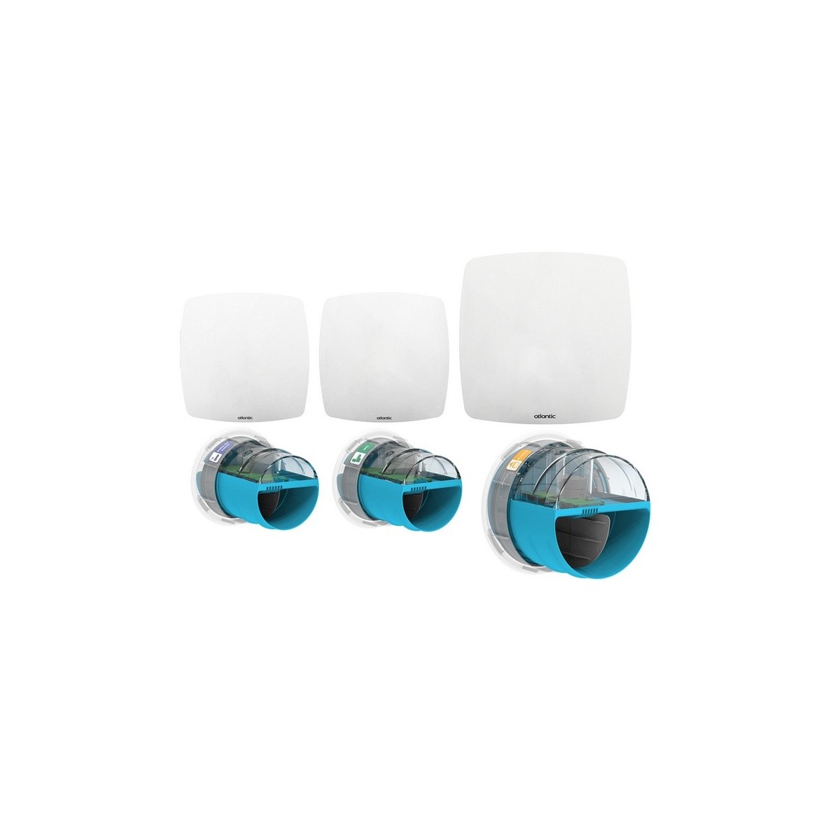 Pack 3 Kits e-Twist&Go Hygrogenius Cuisine + Salle de bain + Wc + Bouches Line - ATLANTIC 526288 