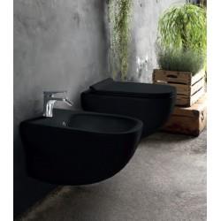 WC suspendu avec abattant design WILD BLACKMAT - CRISTINA ONDYNA WWL306013