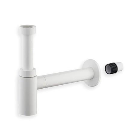 Siphon droit Blanc pour lavabo ABS - CRISTINA ONDYNA AC79006
