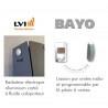 Radiateur LVI - BAYO - 1500W - Fluide - Horizontal - 3635152