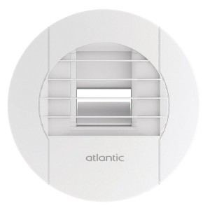Bouche hygro Cuisine 10/45-135 230V bouton poussoir ou teleco. ir D125 griffes - ATLANTIC 542570 