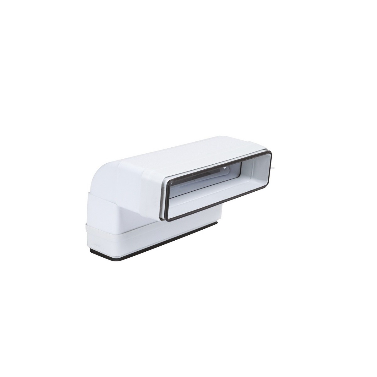 Cv 55 x 110 j - coude vertical 90° rectangulaire section 55 x 110 avec joint - ATLANTIC 460056 