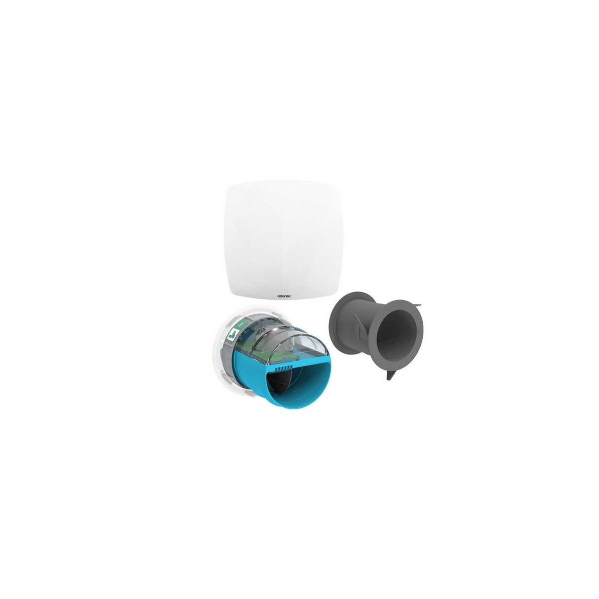 Kit e-Twist&Go pour Hygrogenius avec 1 Piquage 80 WC + 1 Bouche Line - ATLANTIC 526293 