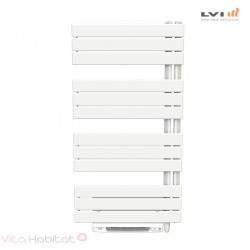 Sèche-serviettes soufflant LVI - SILAY RF T - 1500W (550W + 950W) FLUIDE - 4870021 Collecteur vertical à droite