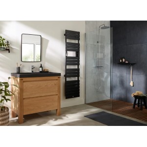 Sèche-serviettes électrique RIVIERA 2 soufflant 1500W Noir carbone - THERMOR 498519