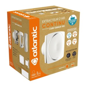 Extracteur d'air Curv Genius 100 T - Atlantic 123240 
