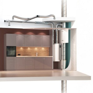 Chauffe-eau thermodynamique AQUACOSY EVOLUTION - 100L - Sans ventilateur - ATLANTIC 350203 
