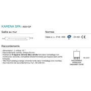 Sèche-serviette ACOVA - KARENA Spa Mixte 889W/900W - ASV-180-060/GF