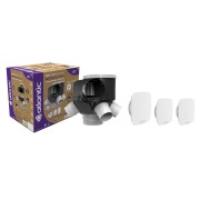 Kit Autocosy VMC autoréglable 4 sanitaires (3 bouches LINES) - ATLANTIC 412288 