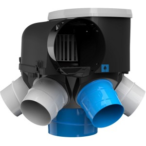 Kit Autocosy iH VMC auto intelligente 6 sanitaires (5 bouches line) - ATLANTIC 412289 