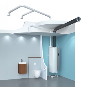 Chauffe-eau thermodynamique AQUACOSY EVOLUTION - 100L - Sans ventilateur - ATLANTIC 350203 