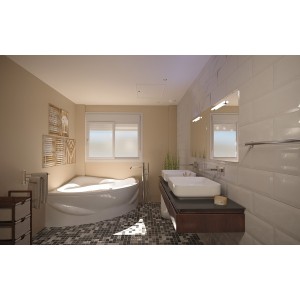 Groupe Hygrocosy BC FLEX VMC hygro basse conso plat 4 sanitaires - ATLANTIC 412279 