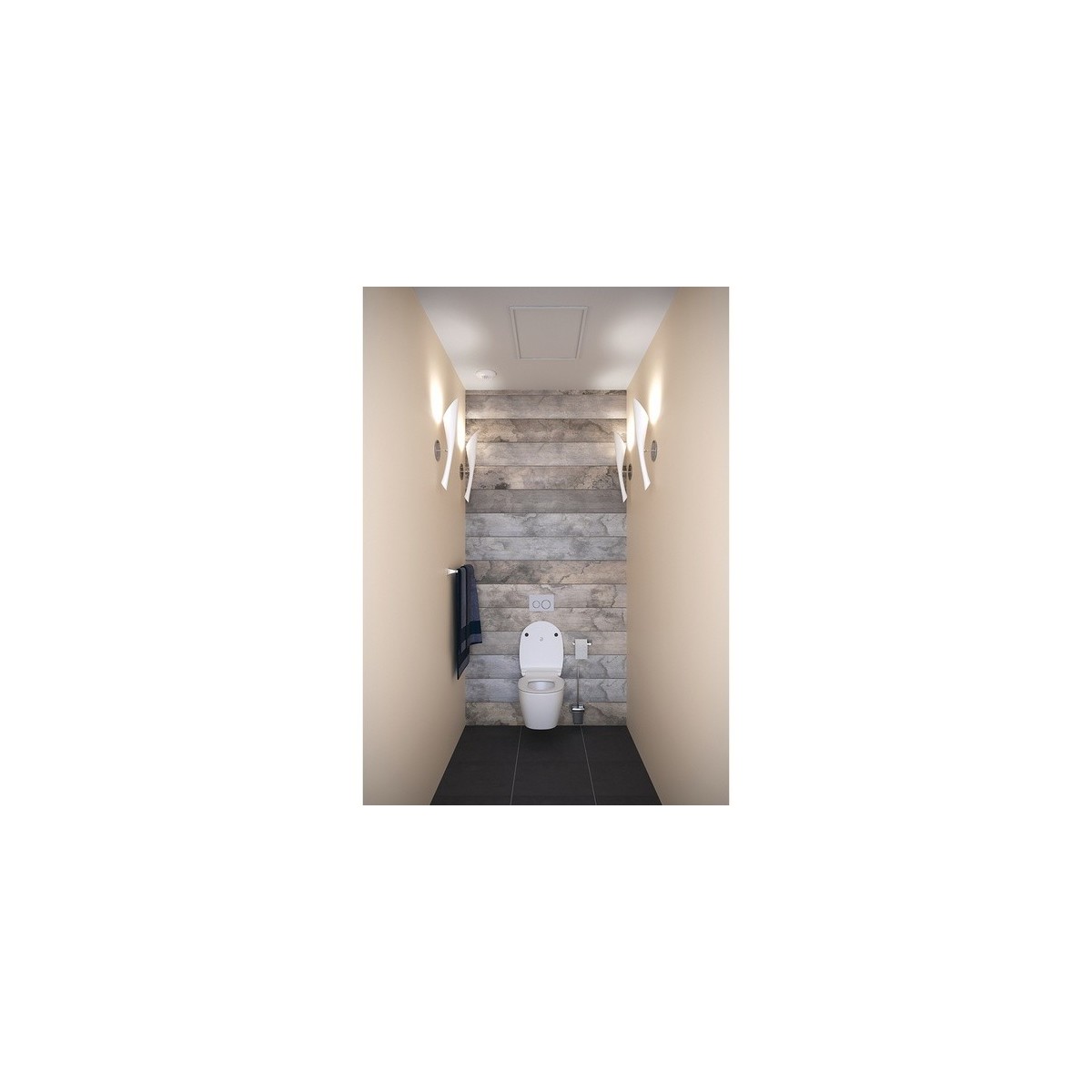 KT piles Hygro BC2 CMI VMC hygro basse conso 6 sanitaires (4 bouches + 5 gaines) - ATLANTIC 412322 