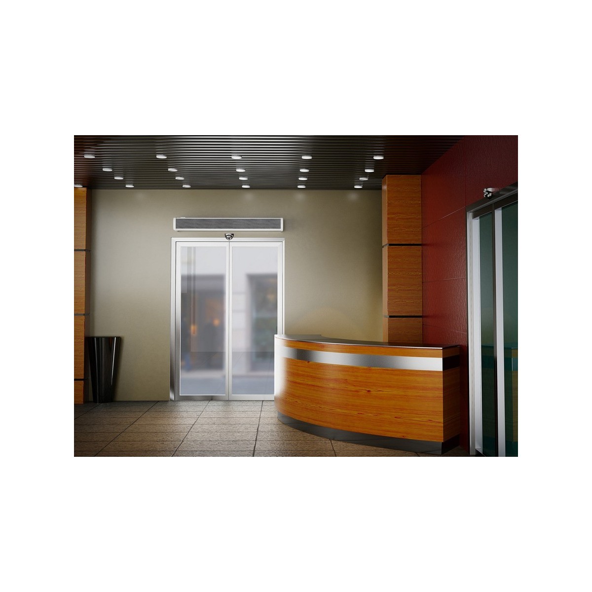 Ridair 600 - rideau apparent 60 cm - Atlantic 611530 