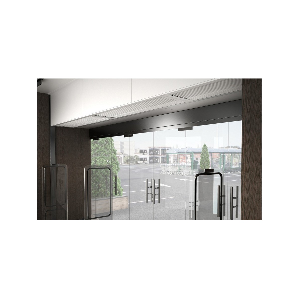 Ridair 1500 e - rideau encastre 150 cm - Atlantic 611536 