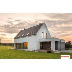Cache-clim Initiale gris - ATLANTIC 875119 