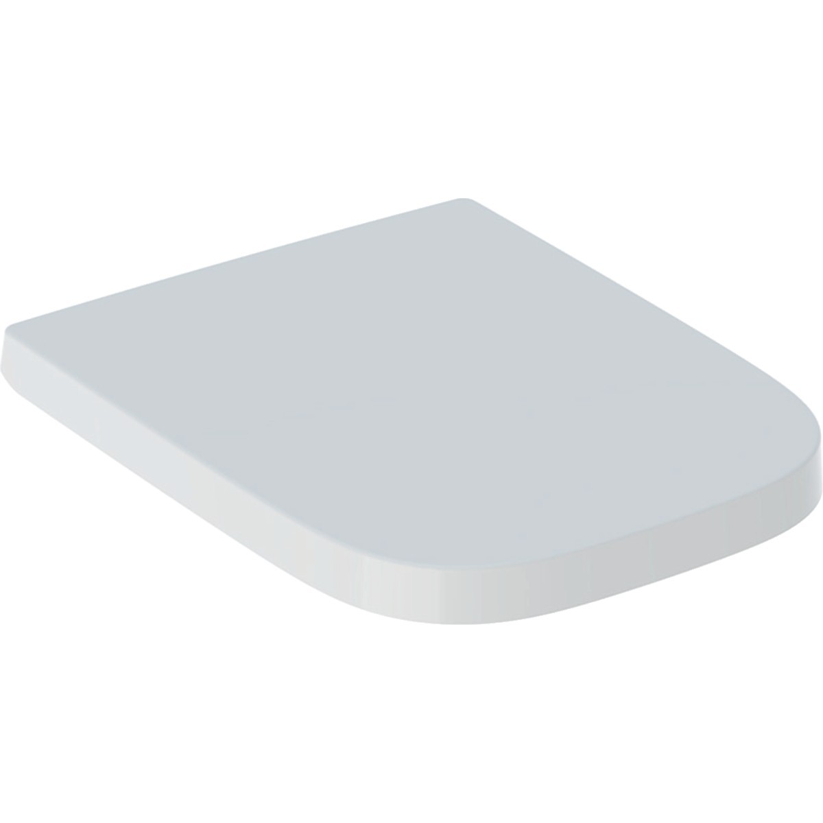 Abat. WC Geberit Renova Plan semi-carréné fermeture ralentie déclipsable Blanc - GEBERIT 500.692.01.1 