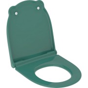 Abattant WC Geberit Bambini pr enfants avec poignées fermeture ralentie vert - GEBERIT 502.970.79.1 
