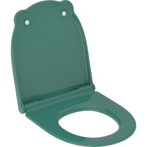 Abattant WC Geberit Bambini pr enfants avec poignées fermeture ralentie vert - GEBERIT 502.970.79.1 