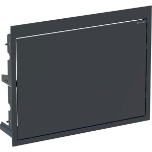 Kit de finition lavabo Geberit ONE au design aérien Noir foncé RAL 9005 - GEBERIT 115.420.DW.1 