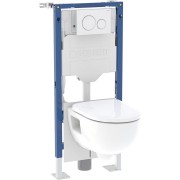 Bâti-pack® WC Geberit Duofix 112 cm Sig12 Si20R WC Renova semi-caréné TurboFlush - GEBERIT 118.240.KJ.1 