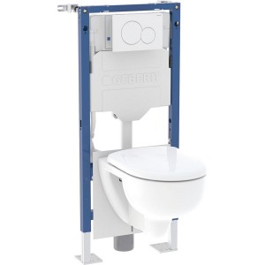 Bâti-pack® WC Geberit Duofix 112 cm Sig12 Sig01 WC Renova TurboFlush - GEBERIT 118.365.11.1 