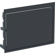Kit de finition lavabo Geberit ONE au design aérien Noir foncé RAL 9005 - GEBERIT 115.420.DW.1 