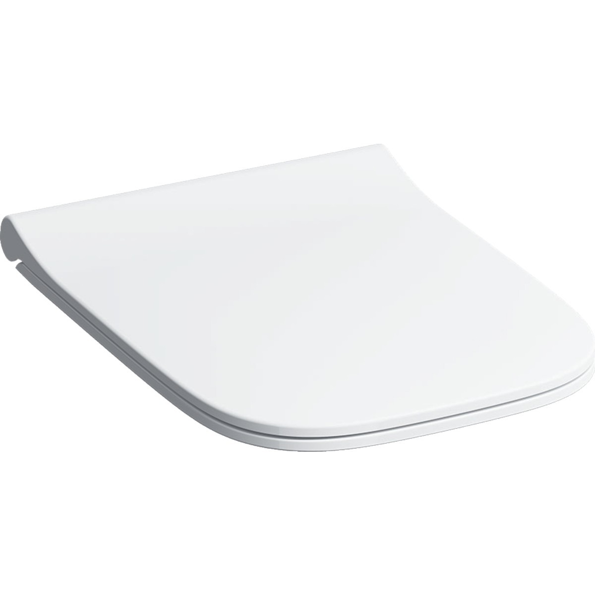 Abattant WC Geberit Smyle Square design slim non recouvrant Fermeture ralent - GEBERIT 500.688.01.1 