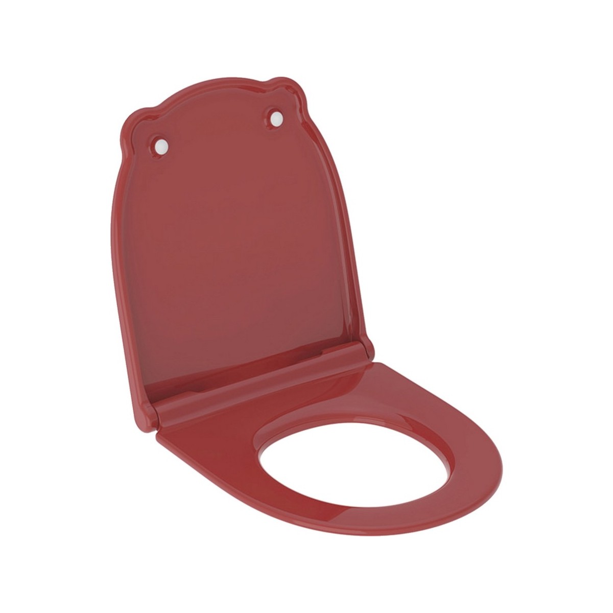 Abattant WC Geberit Bambini pr enfants avec poignées fermeture ralentie rouge - GEBERIT 502.970.FY.1 
