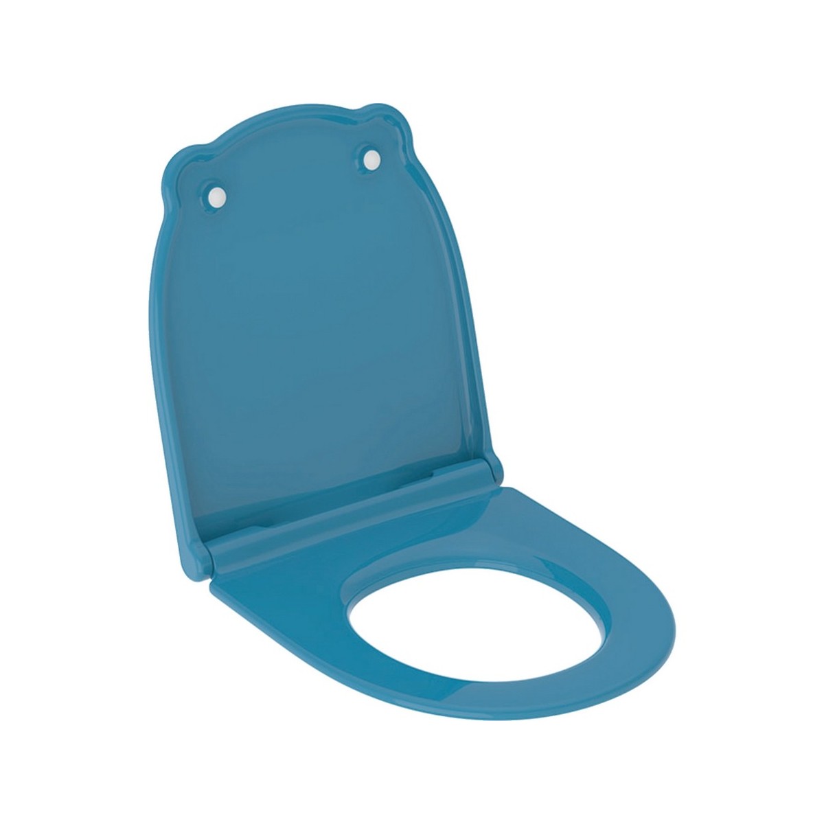 Abattant WC Geberit Bambini pr enfants avec poignées fermeture ralentie bleu - GEBERIT 502.970.SX.1 