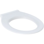 Lunette d’ab Geberit adaptée PMR charnière renforcée fix par le dessous Blanc - GEBERIT 503.122.00.1 
