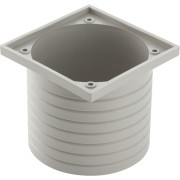 Entonnoir d'entrée Geberit en PP se coupe à la longueur Gris granit - GEBERIT 854.694.06.1 