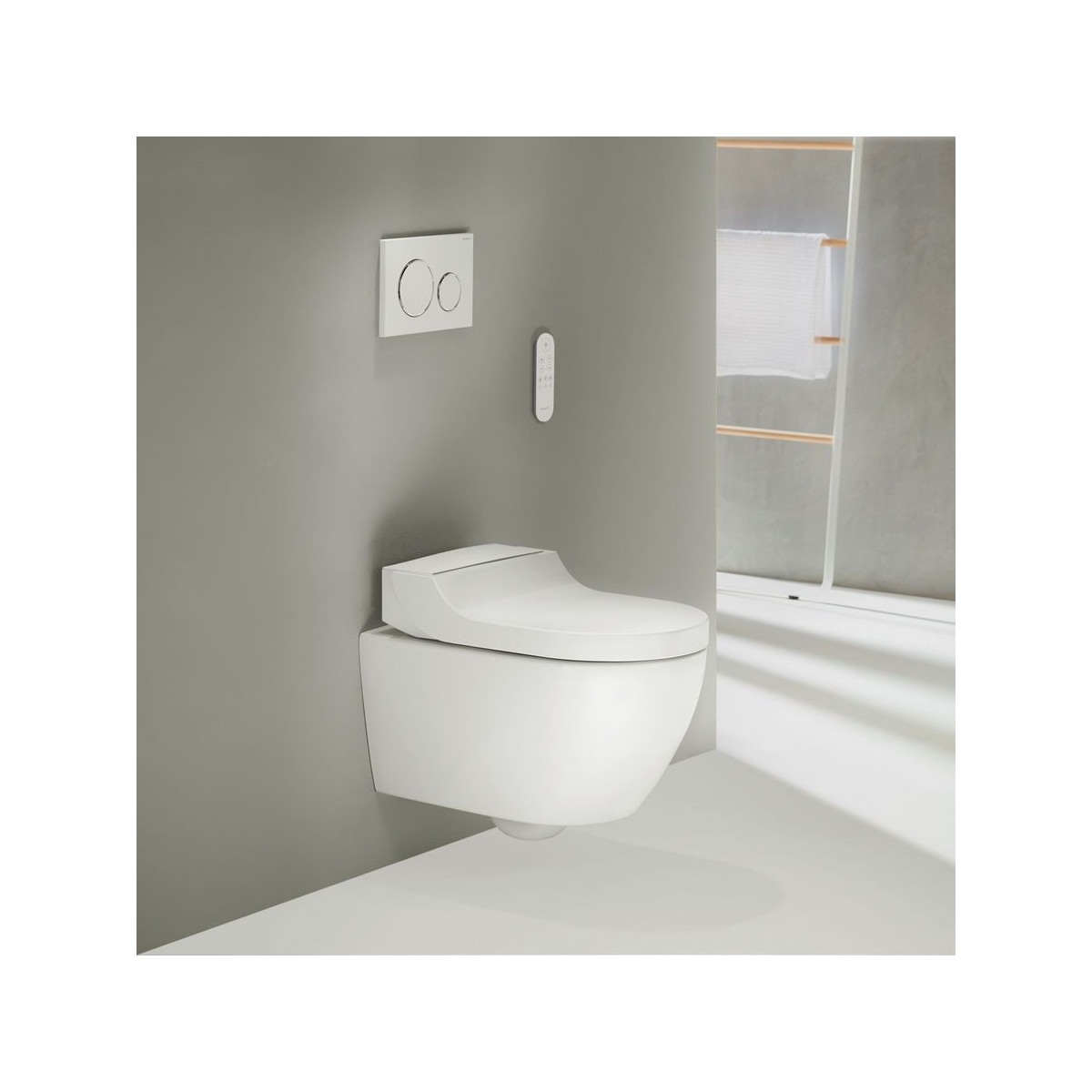 Abattant Geberit AquaClean Tuma Comfort Blanc alpin - GEBERIT 146.270.11.1 