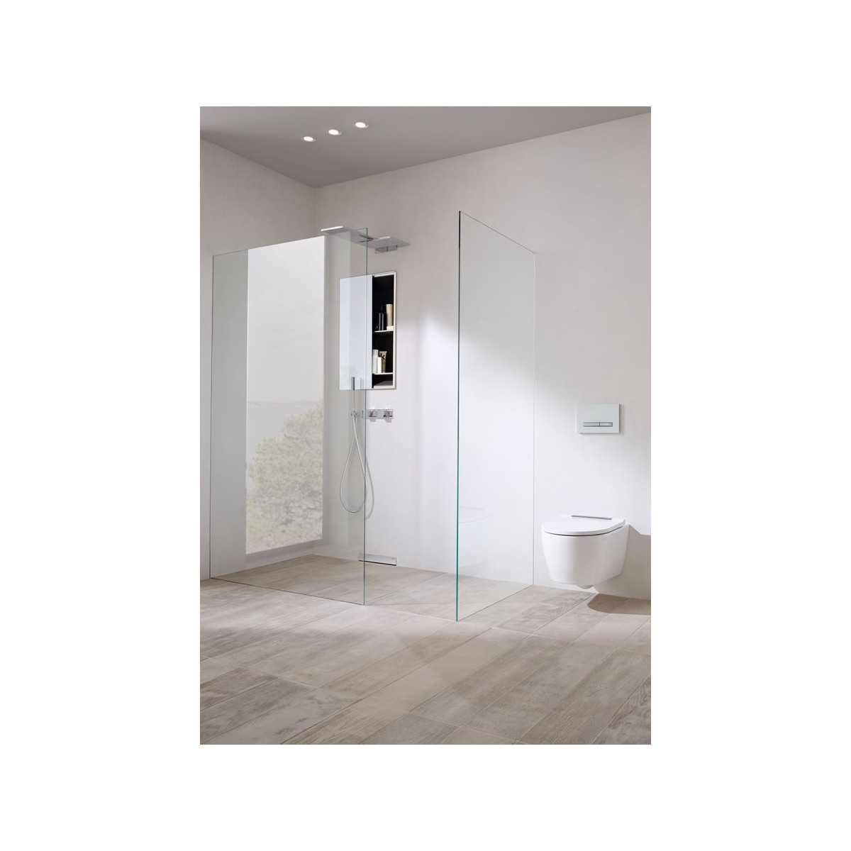 ABFR WC Geberit ONE cache chromé - GEBERIT 243.989.21.2 