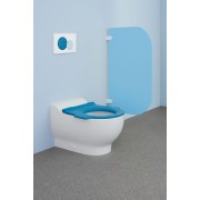 Lunette d'abattant WC Geberit Bambini pour enfants avec poignées bleu océan - GEBERIT 502.971.SX.1 