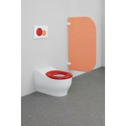 Lunette ergonomique Geberit Bambini pour bébés et jeunes enfants rouge carmin - GEBERIT 502.972.FY.1 