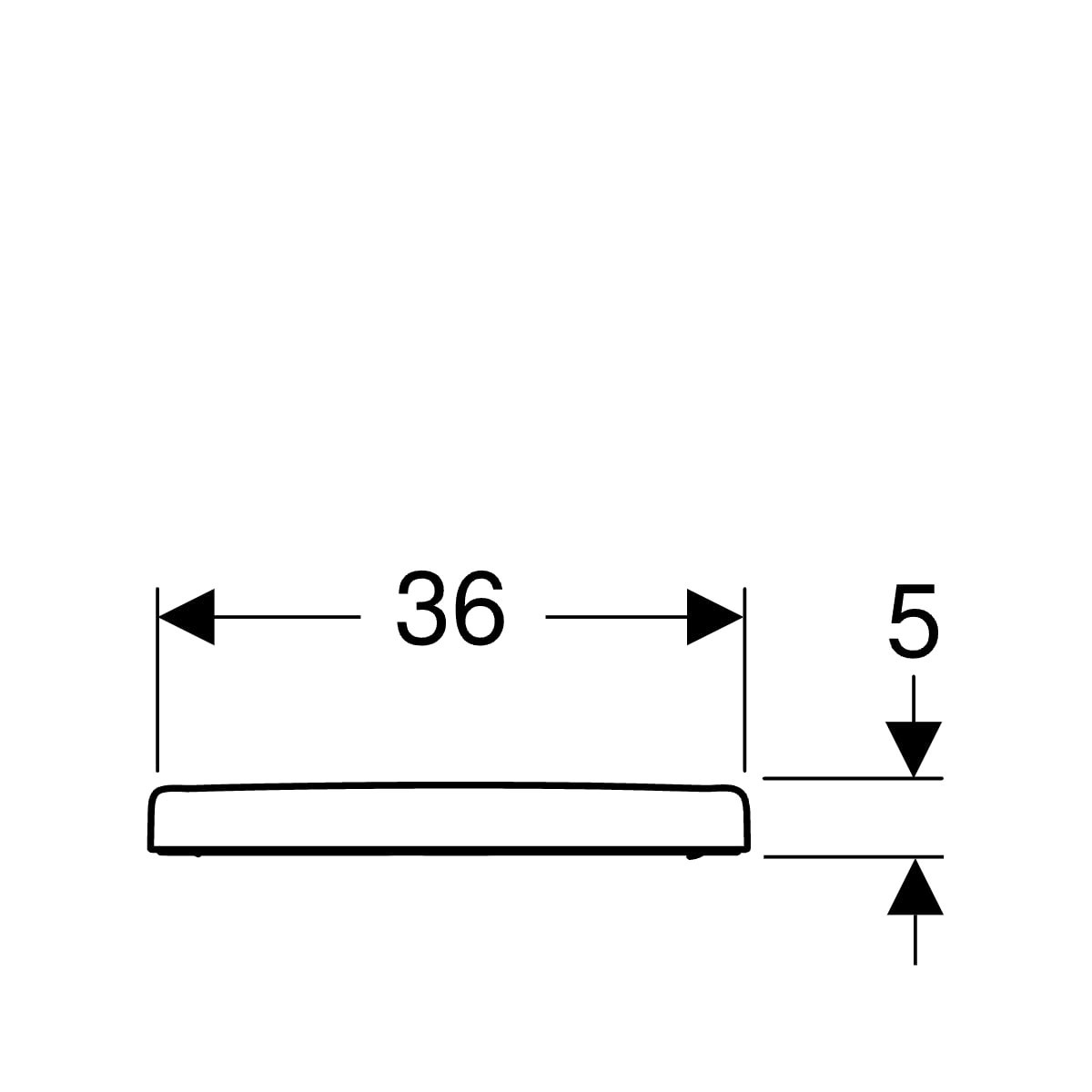 ABFR declip iCon 2022 blc - GEBERIT 501.660.01.1 