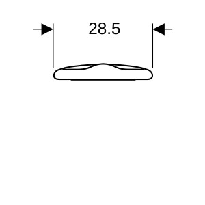 Lunette ergonomique Geberit Bambini pour bébés et jeunes enfants rouge carmin - GEBERIT 502.972.FY.1 