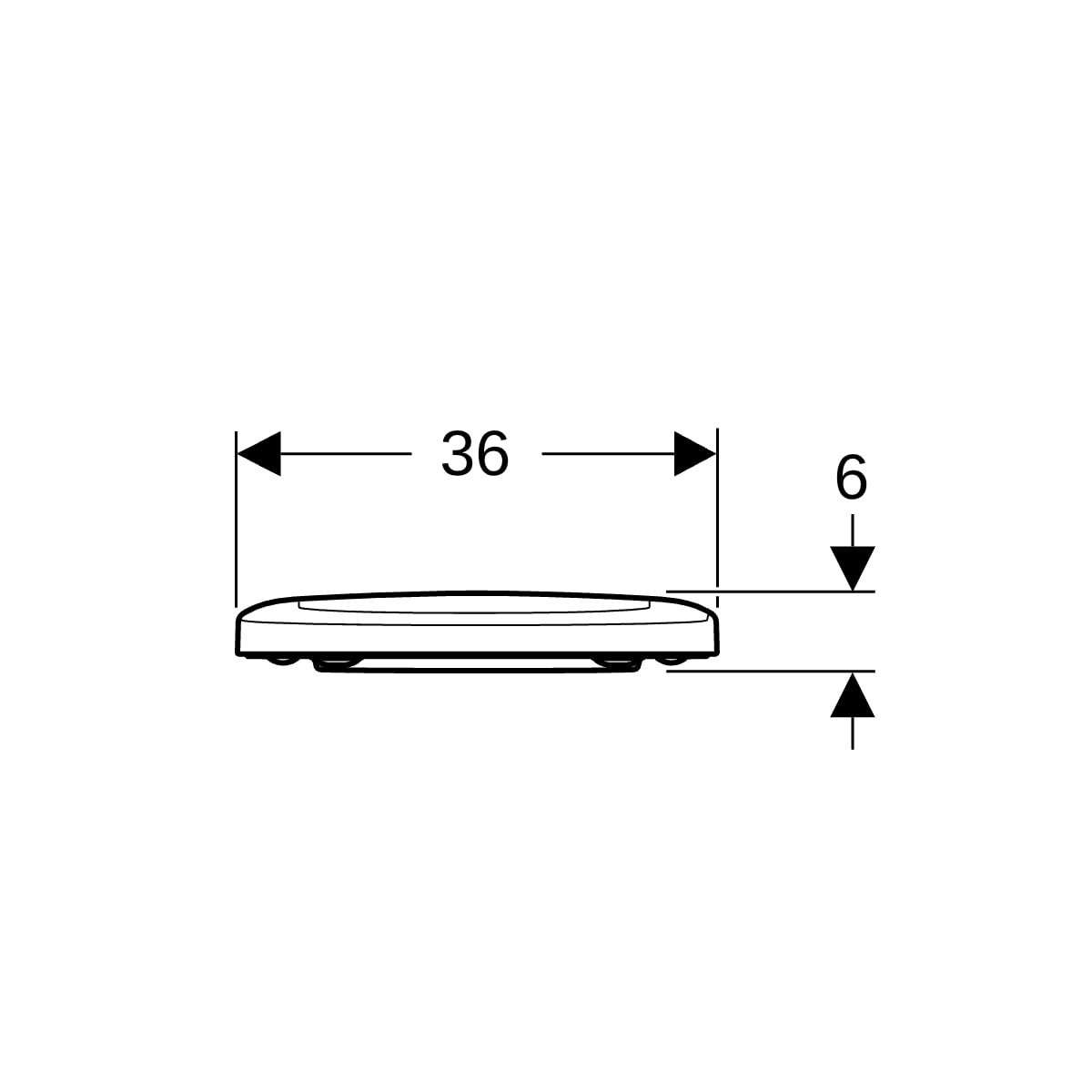 Abattant WC Geberit Renova fermeture std fix par dessus déclip et verrou Blc - GEBERIT 503.042.01.1 