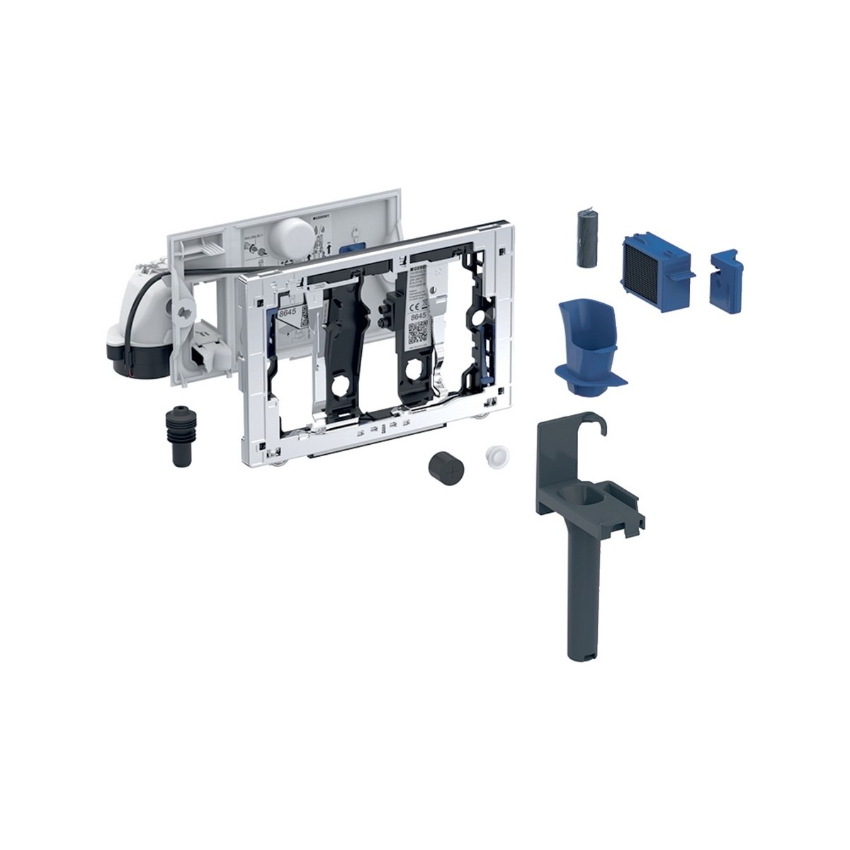 Module Geberit DuoFresh automatique et tiroir Sigma 12 cm Chromé brillant - GEBERIT 115.050.21.2 