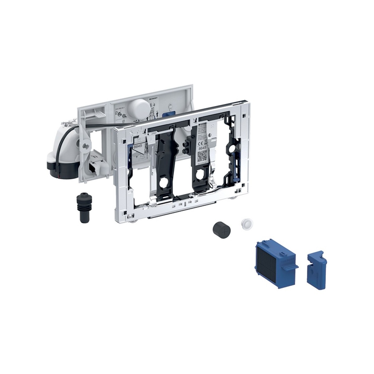 Module Geberit DuoFresh automatique Sigma 12 cm Chromé brillant - GEBERIT 115.980.21.2 